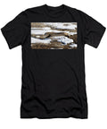 1 Black Footed Ferret Running Through Snow on Prairie Charlie Summers Natureplcom T-Shirt