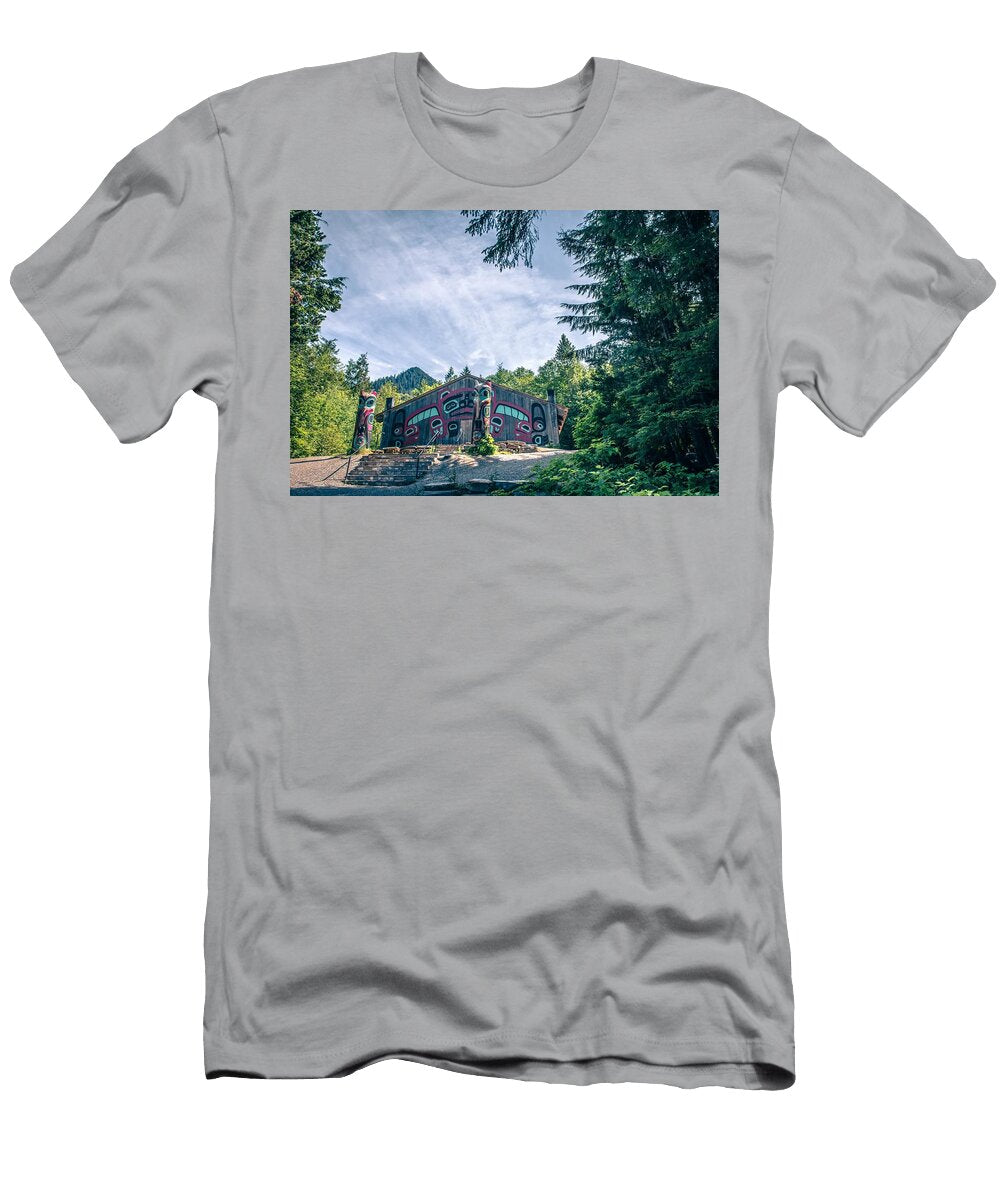 8 Totems Art and Carvings At Saxman Village in Ketchikan Alaska Alex Grichenko T-Shirt