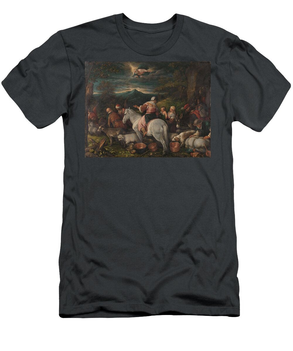 Abraham Leaves Haran Francesco Ii Bassano Attributed to Leandro Bassano Rejected Attribution T-Shirt