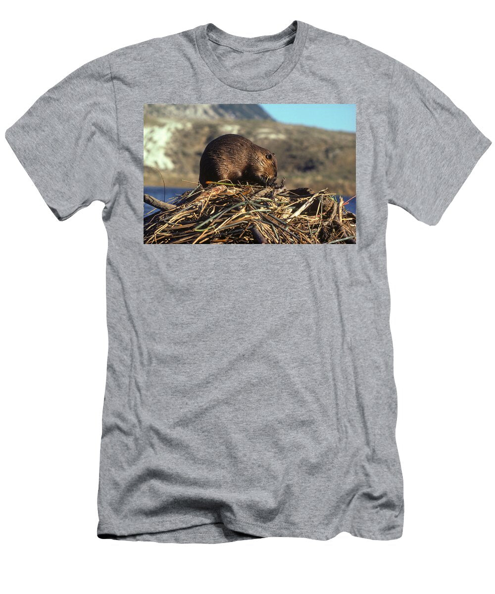 Beaver on Lodge Harry Engels T-Shirt