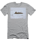Black Footed Ferret Juvenile Sitting on Prairie Dog Burrow Charlie Summers Natureplcom T-Shirt