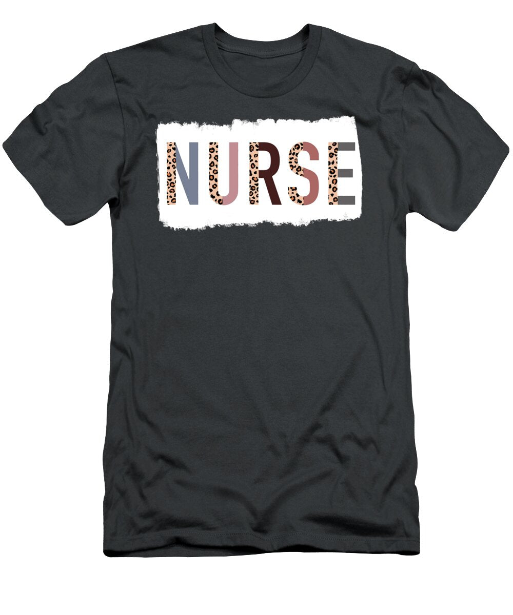 Cheetah Nurse Nursing Rn Medical Healthcare Ermias Acacia T-Shirt