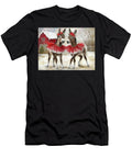 Christmas Ballerina Donkeys Lisa S Baker T-Shirt