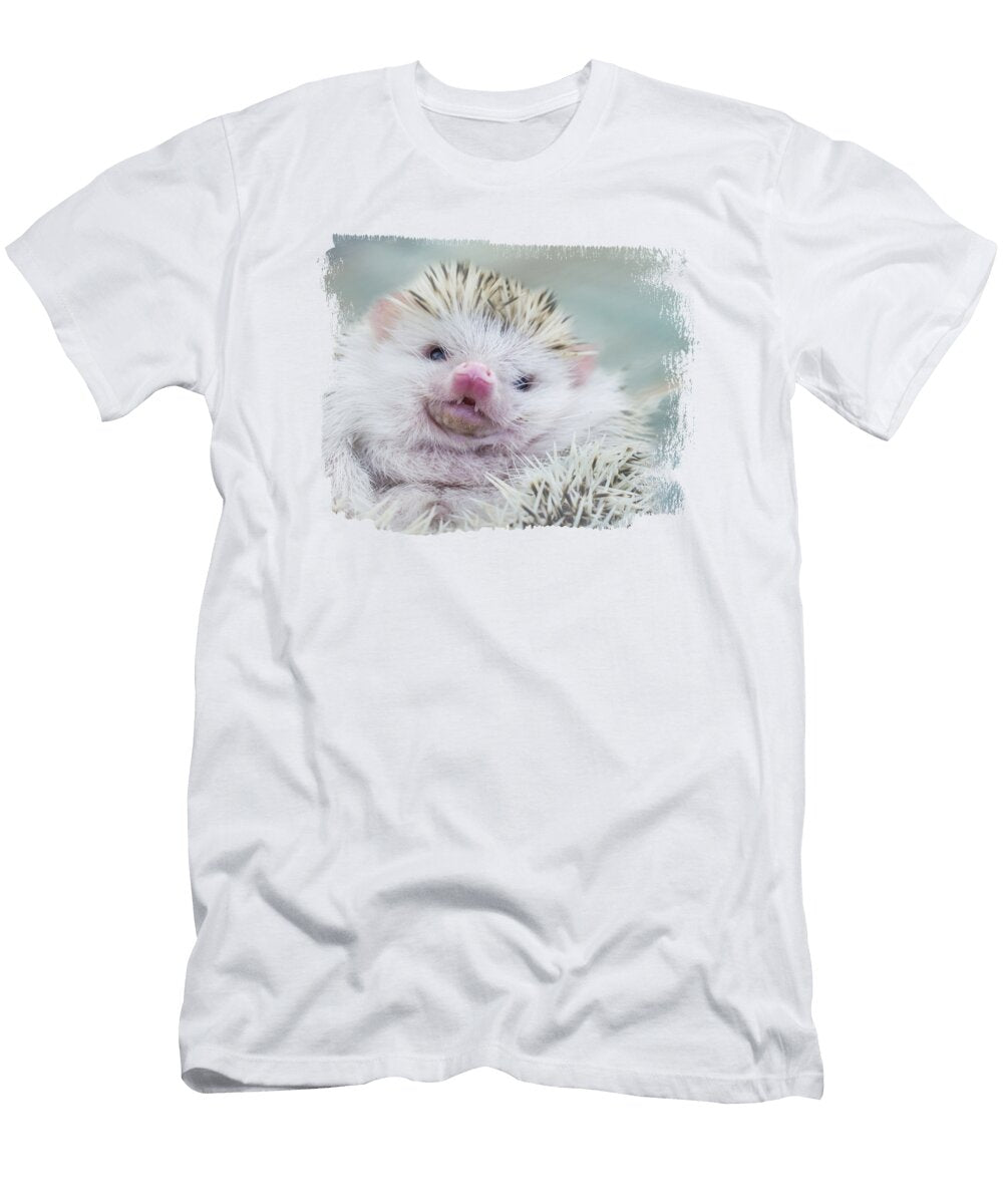 Curled Up Baby Hedgehog Two Elisabeth Lucas T-Shirt