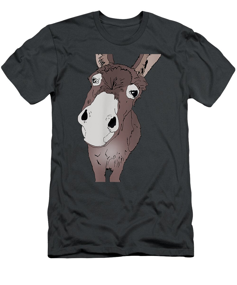 Funny Long Donkey for Cute Donkeys Horses Harley Elivia T-Shirt