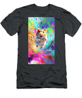 Happy Hamster in Colorful Abstract Art Cortez Schinner T-Shirt