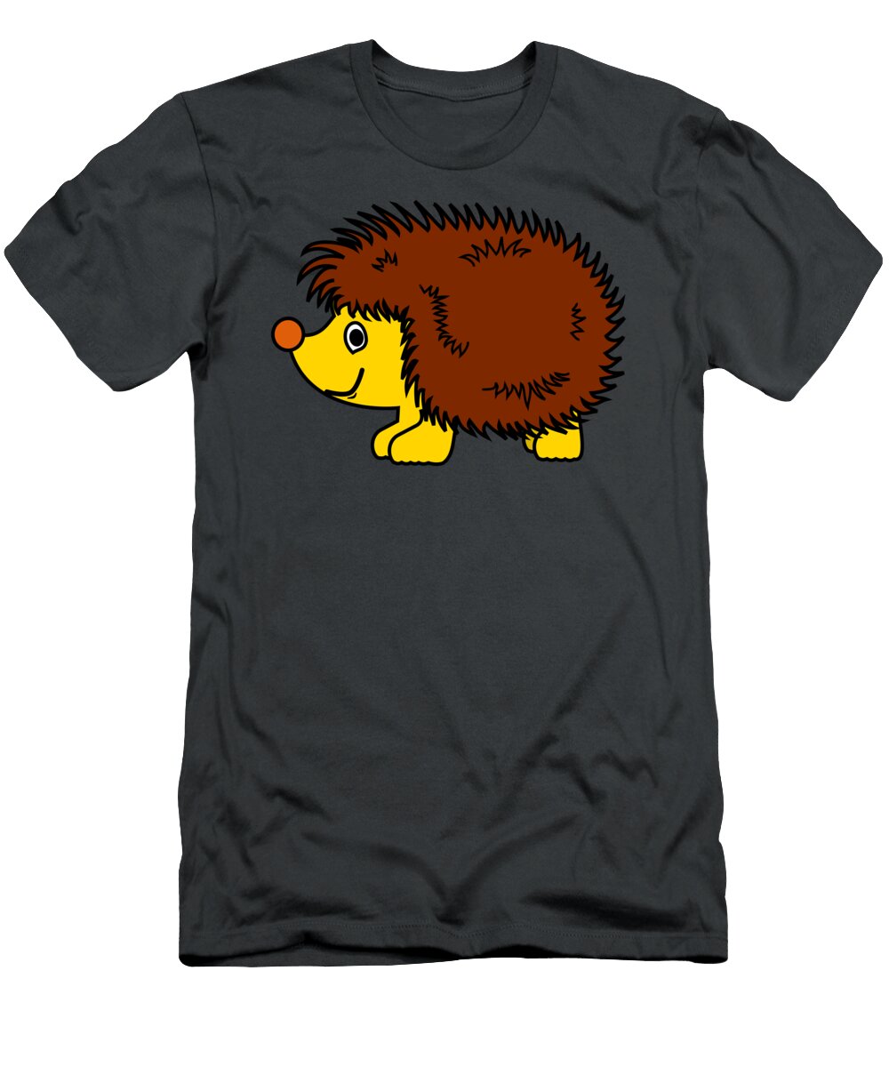 Hedgehog Animal Cartoon Spikes Funny Gift Ideas T-Shirt