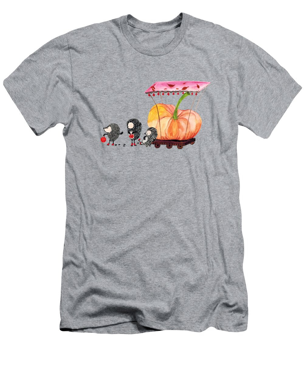 Hedgehogs Have Important Work Ekaterina Beliaeva T-Shirt