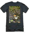 Ribbon Snake Gliding Over Water Surface Towards a Fragrant Doug Wechsler Natureplcom T-Shirt
