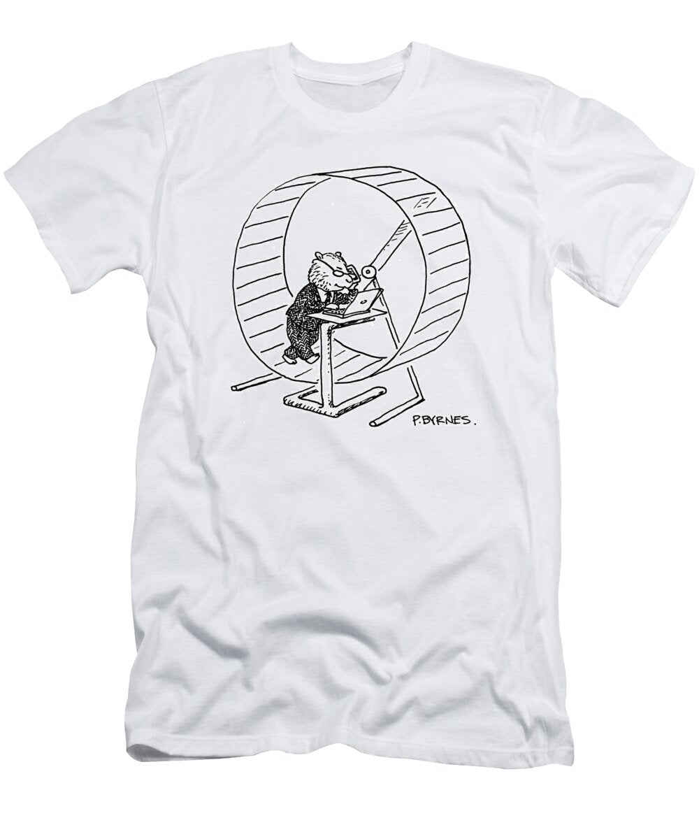 The Office Hamster Wheel Pat Byrnes No Index T-Shirt
