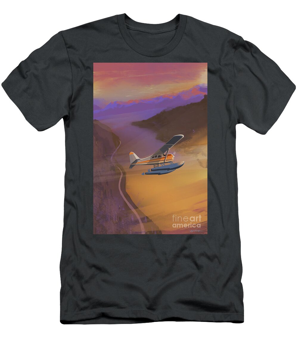 Vintage Float Plane Sassan Filsoof T-Shirt