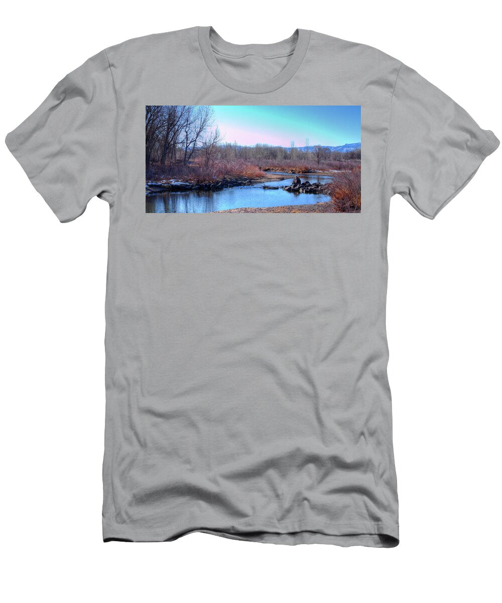 Winter At the South Platte River David Patterson T-Shirt