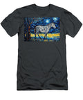 Zebra Blue Painting N Akkash T-Shirt